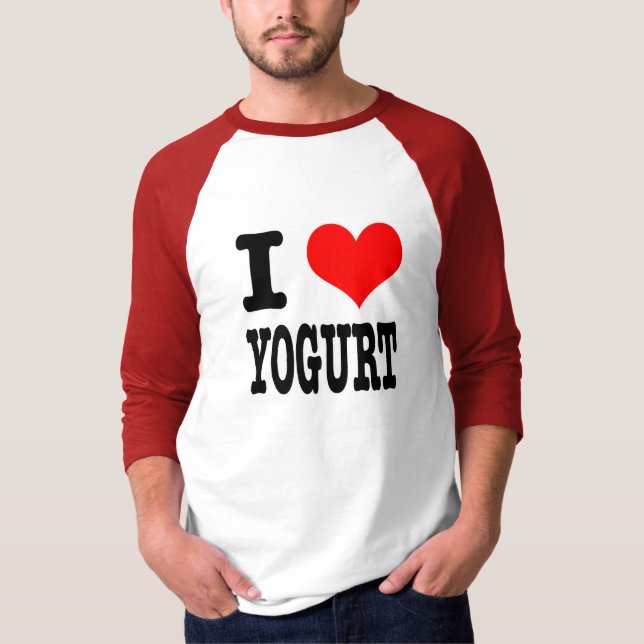 T-SHIRT JE COEUR (AMOUR) YOGURT (Devant)