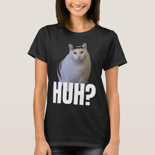 T-shirt Je Coeur J'Aime Funny Huh Chat Mème
