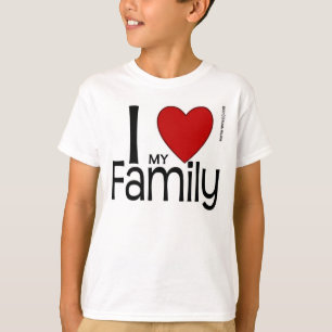 T-shirt Je Coeur Ma Chemise Familiale