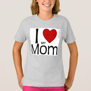 T-shirt Je Coeur Ma Chemise Maman
