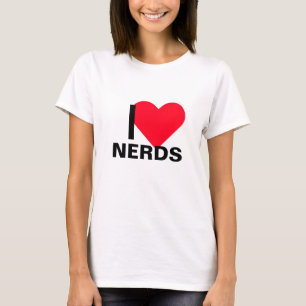 T-shirt Je Coeur Nerds