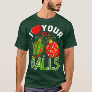 T-shirt Je Coeurs Vos Boules - Funny Gay Noël