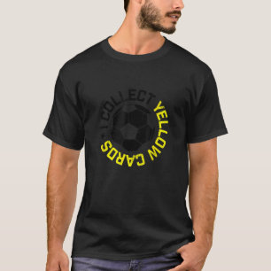 T-shirt Je Collecte Cartes Jaunes Drôle Joueur De Football