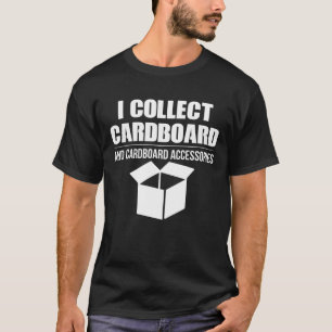 T-shirt Je Collecte Des Accessoires Carton Et Carton
