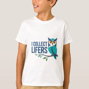 T-shirt Je collectionne les génisses - Jolie Chouette Bleu