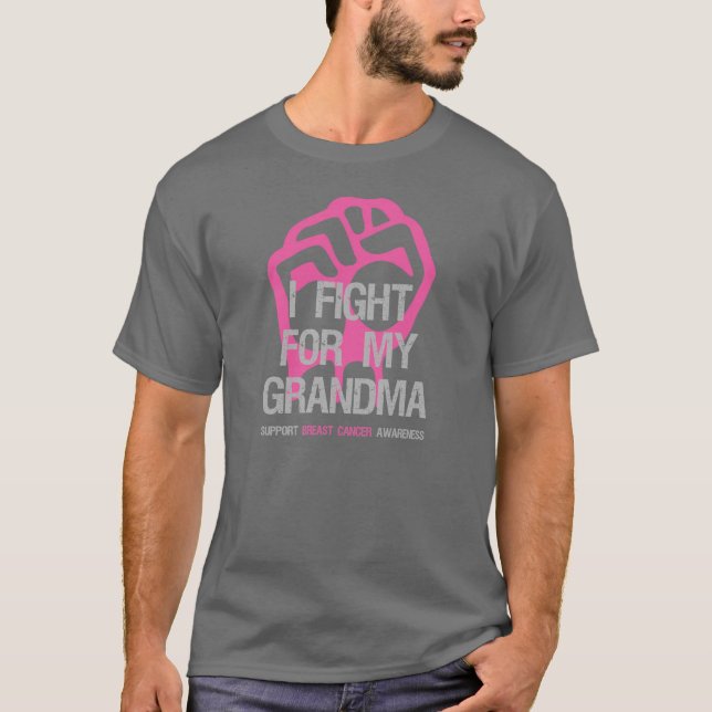 T-shirt Je combats la grand-maman de chemises de (Devant)