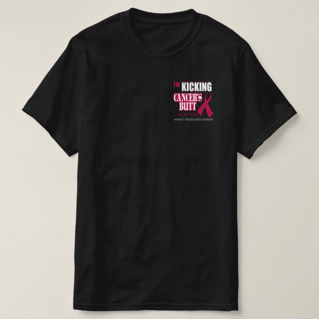 T-shirt Je commence à Cancers mais quelle est votre superp (Design devant)