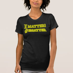 T-shirt "JE COMPTE !" Conception d'expression mignonne. Co