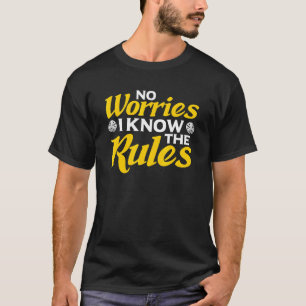 T-shirt Je connais le jeu de plateau de jeu de règles