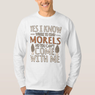 T-shirt Je Connais Morels Chasse Chasse De Champignons Myc