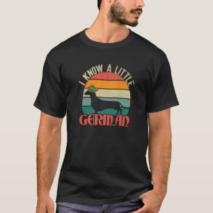 T-shirt Je Connais Un Petit Propriétaire De Chien Dachshun