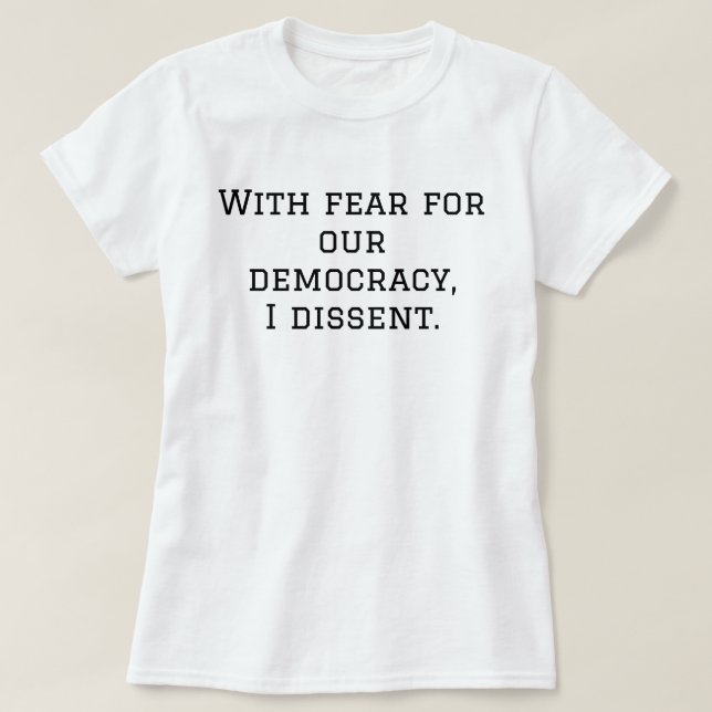 T-shirt Je conteste MAGA (Design devant)