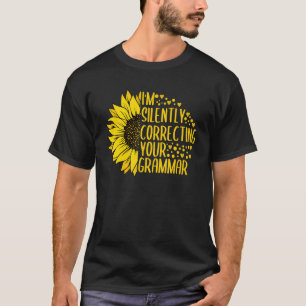 T-shirt Je corrige silencieusement votre grammaire Françai