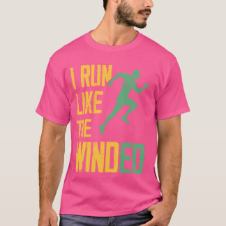 T-shirt Je cours comme le coureur de conditionnement de co