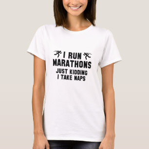 T-shirt Je Cours Des Marathons
