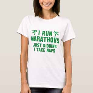 T-shirt Je Cours Des Marathons