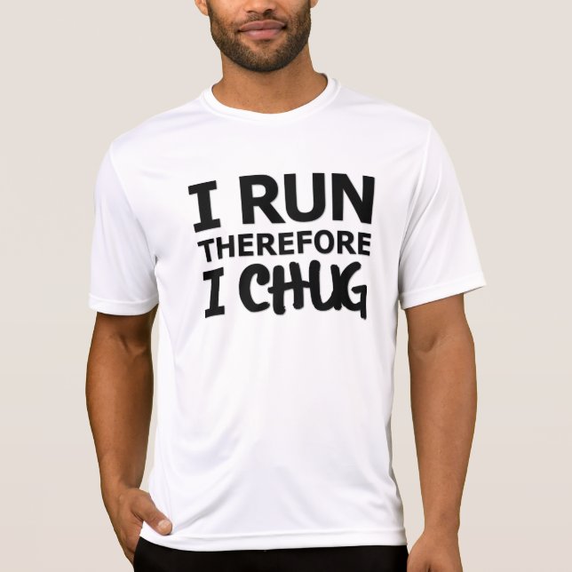 T-shirt Je cours, donc JE SOUFFLE (Devant)