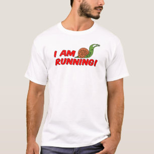 T-shirt Je cours l'escargot