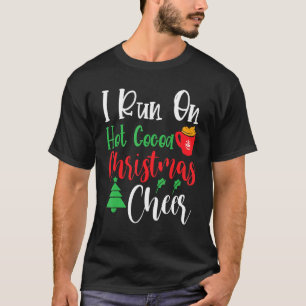 T-shirt Je Cours Sur Du Coca Chaud Noël Soeur, Noël Holi