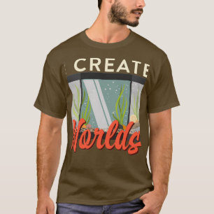 T-shirt Je crée Worlds Aquarium Owner Aquascaping