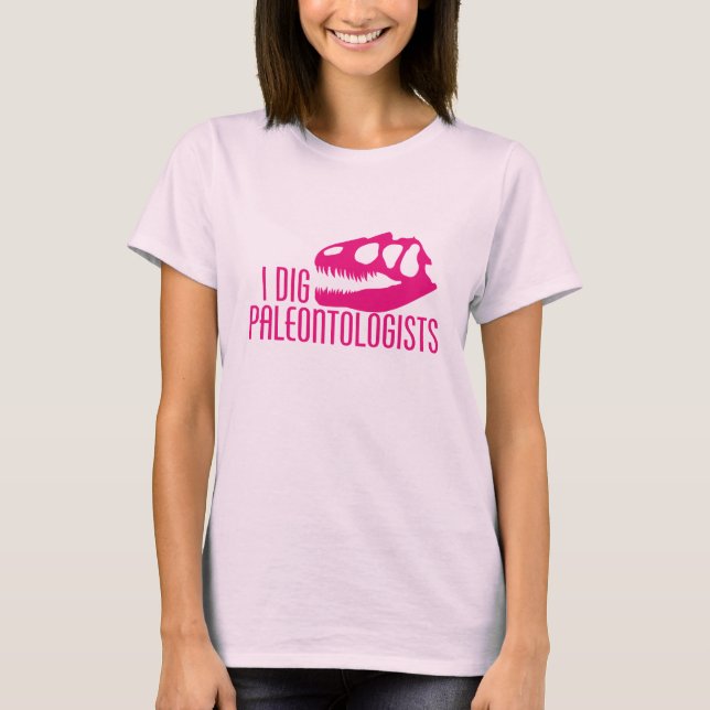 T-SHIRT JE CREUSE DES PALÉONTOLOGUES (Devant)