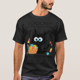 T-shirt Je crochet Je n'étouffe pas les gens 1