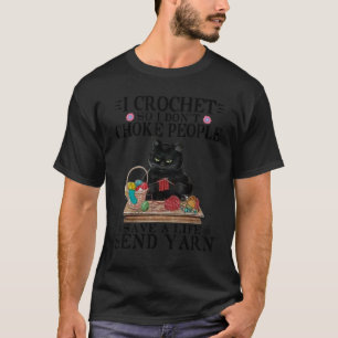 T-shirt Je Crochète Pour Ne Pas Étrangler Les Gens Sauvez 