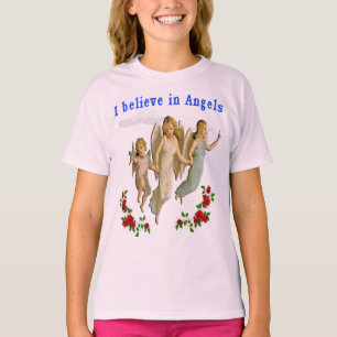 T-shirt Je crois aux anges