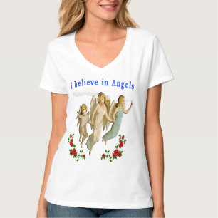 T-shirt Je crois aux anges