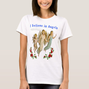 T-shirt Je crois aux anges