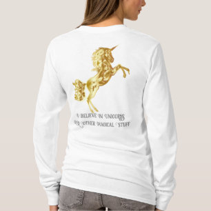 T-shirt Je crois aux licornes