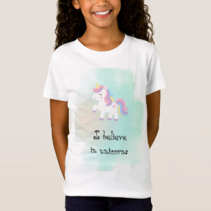 T-Shirt Je Crois Aux T Shirts Licorne