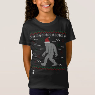 T-Shirt Je Crois En Bigfoot Santa Claus Vilain Noël Sw