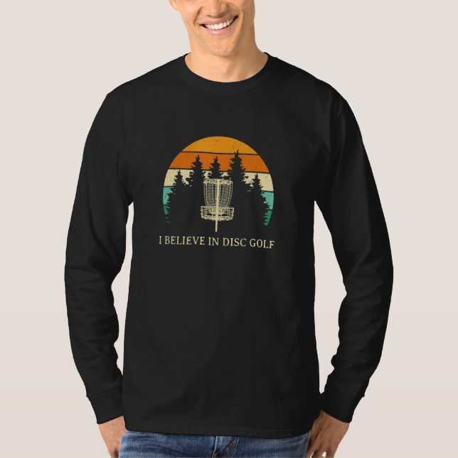 T-shirt Je Crois En Disque Golf Sports Jeu Extérieur (Devant)