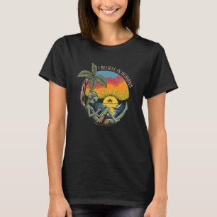 T-shirt Je Crois En Humains Aliens Vie Extraterrestre