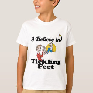 T-shirt je crois en la chatouille