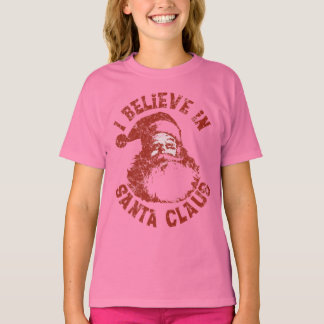 T-shirt Je crois en la chemise du Père Noël