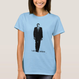 T-shirt Je crois toujours Barack Obama - Babydoll de dames