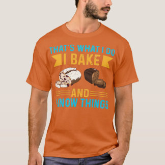 T-shirt Je cuis et connais des choses