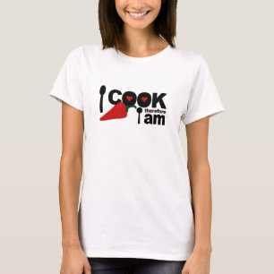 T-shirt Je cuisine chemise - choisir style & couleur