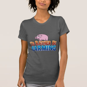 T-shirt Je cultiverais plutôt ! (agriculture virtuelle)