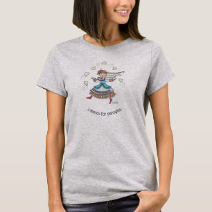 T-shirt Je danse pour Perogies, Pierogies, Ukrainien