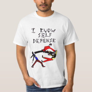 T-shirt Je d'Eli Tennant sais l'autodéfense