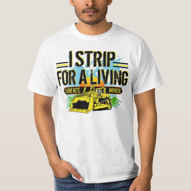 T-SHIRT JE DÉPOUILLE POUR VIVRE (Devant)