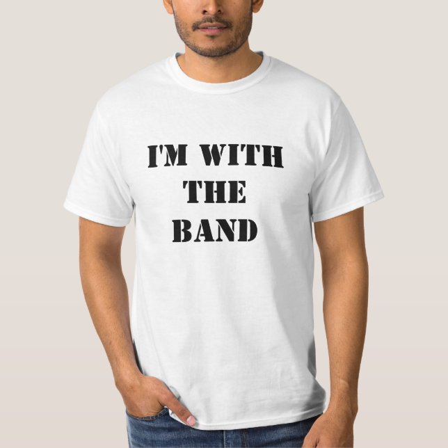 T-shirt Je des femmes suis avec la bande (Devant)