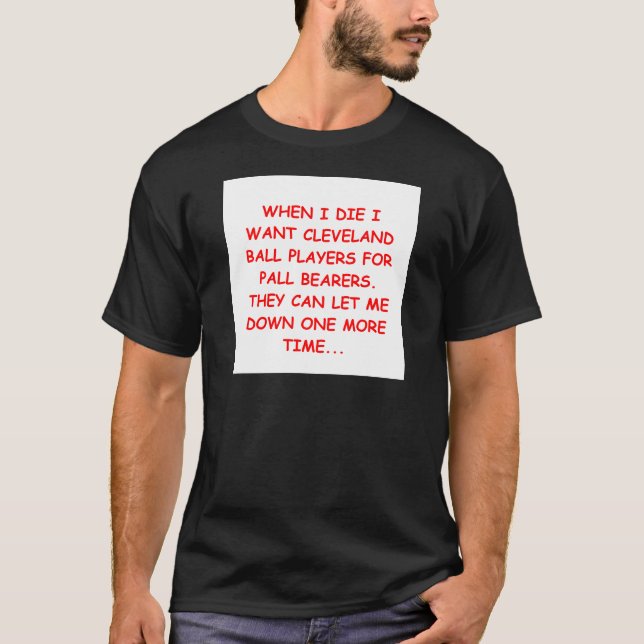 T-shirt je déteste Cleveland (Devant)