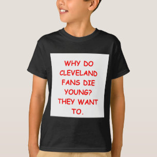 T-shirt je déteste Cleveland