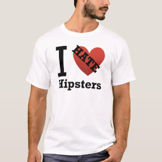 T-shirt Je déteste des hippies