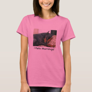 T-shirt Je déteste des matins
