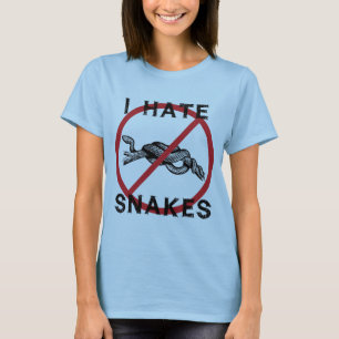 T-shirt Je déteste des serpents